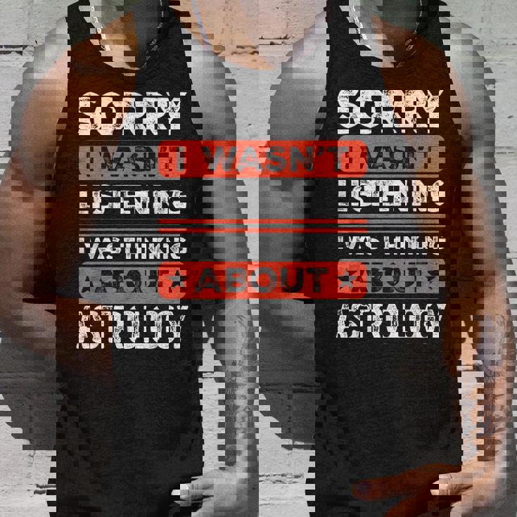 すみません、おもしろ占星術を聞いていませんでした タンクトップ 彼への贈り物