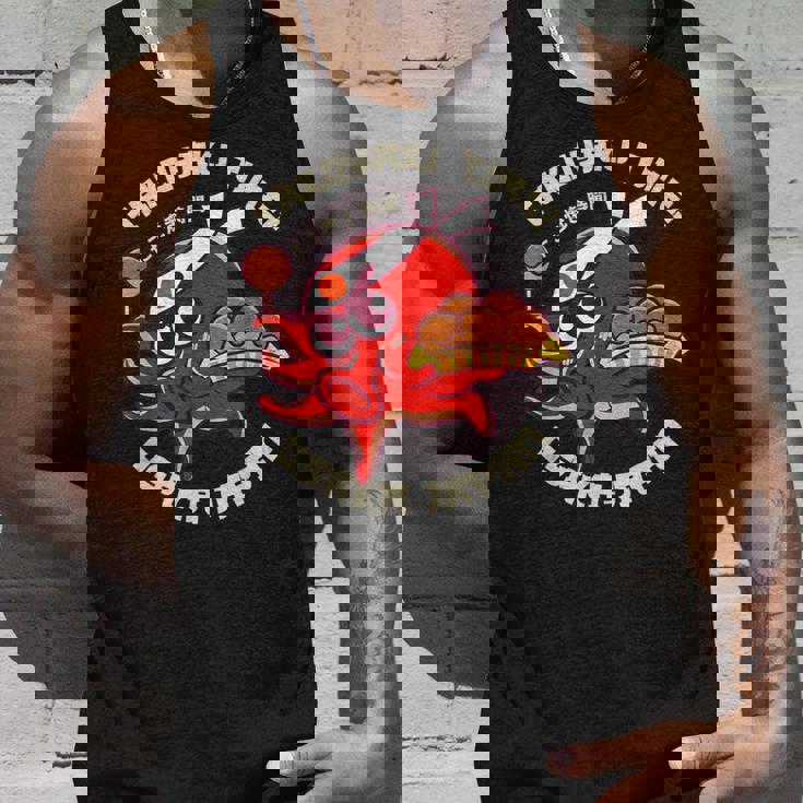 たこ焼きタイム 大阪 日本 タコスナック たこ焼き タンクトップ 彼への贈り物