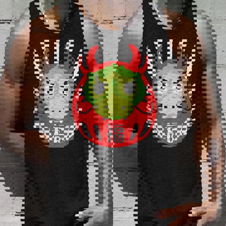 だるま、Daruma Year Of The Dragon、辰年、だるま タンクトップ 彼への贈り物