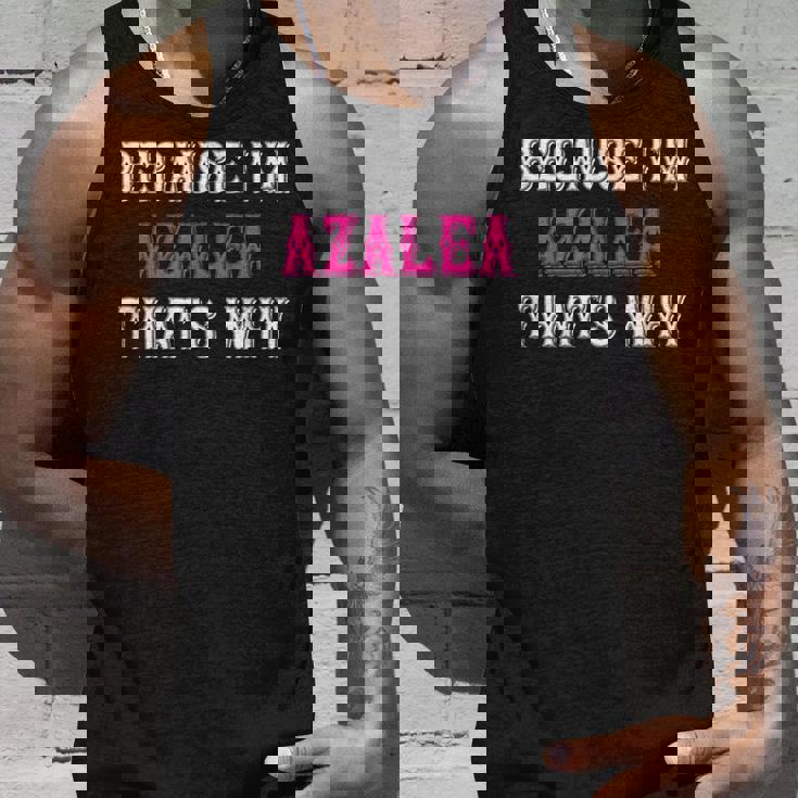 つつじ私がツツジだからこそ-ピンクのツツジの名前 タンクトップ 彼への贈り物