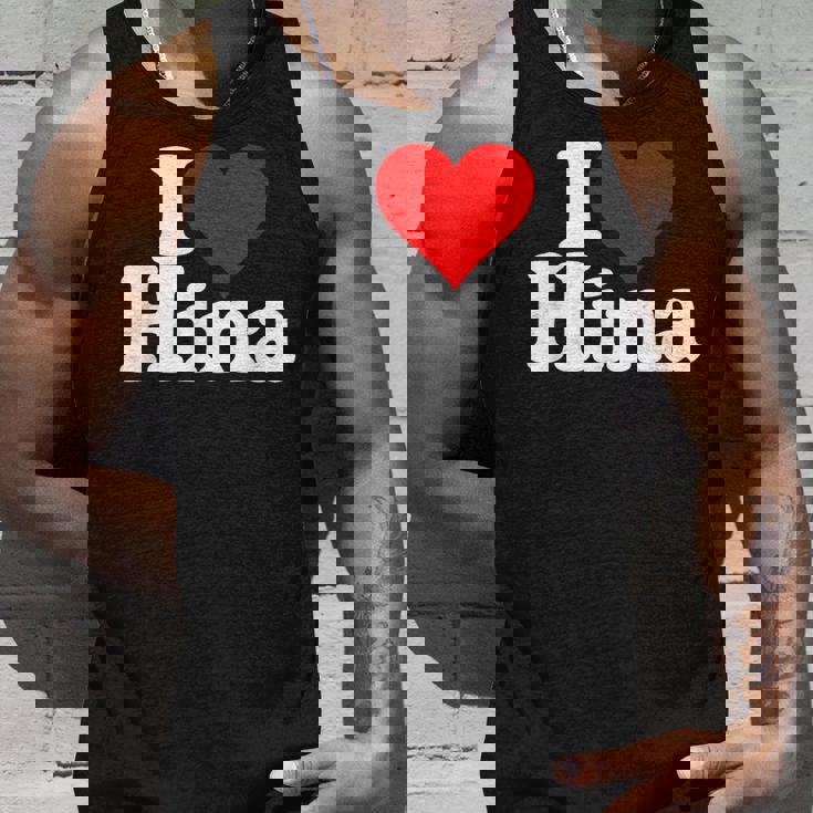 にハートのひな名前が大好き タンクトップ 彼への贈り物
