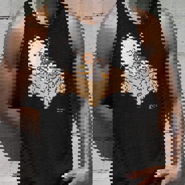 ねこぺん日和 こうきゅうなくるま ダークカラー タンクトップ 彼への贈り物