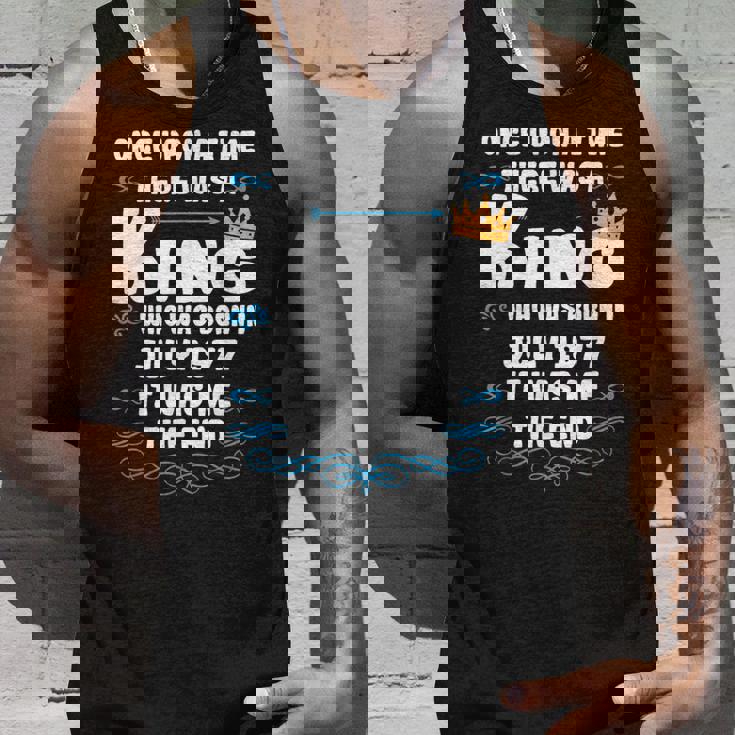 むかしむかし、王様がいました。1977年7月誕生日 タンクトップ 彼への贈り物