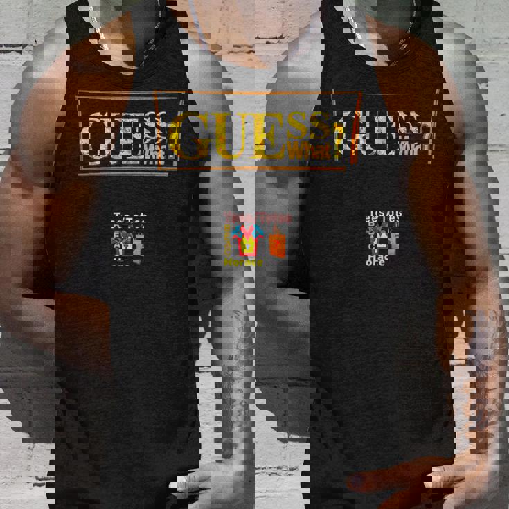 もっと見る。プラスデザイン、Guess What_、ティーセットティートップ タンクトップ 彼への贈り物