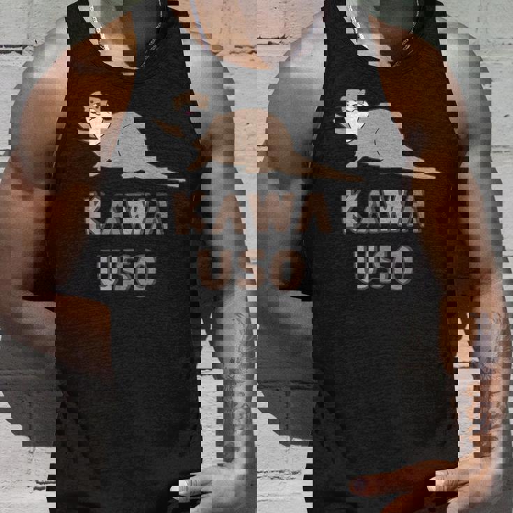 ゆるカワウソさん Otters オッターズ はろー”【No27】コツメカワウソ グッズ かわいい イラスト タンクトップ 彼への贈り物