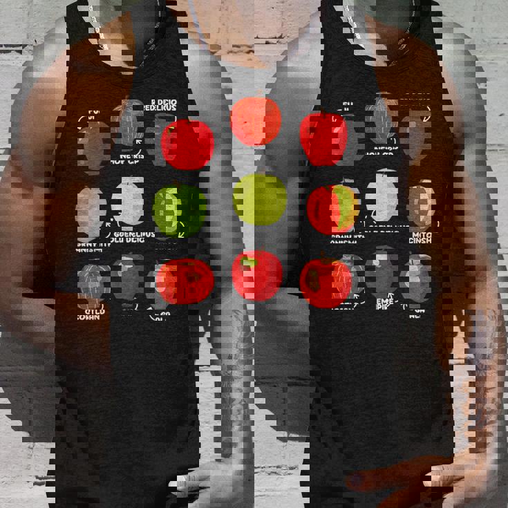 りんごの種類 りんご好き リンゴ果樹園 りんご狩り タンクトップ 彼への贈り物