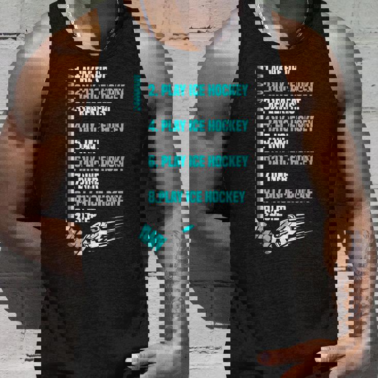 アイスホッケーデー 面白い アイスホッケー タンクトップ 彼への贈り物