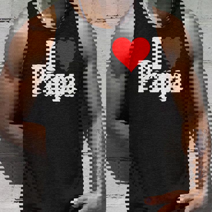 アイラブハートパパ父の日パパパパ タンクトップ 彼への贈り物