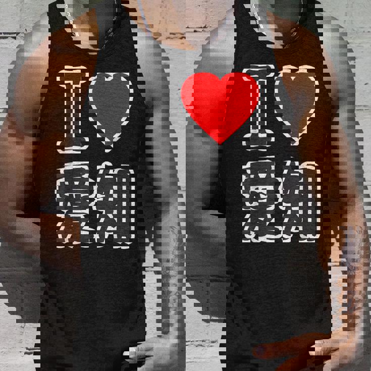 アイラブ・愛知（I Love ハート）Big 大きな文字【47都道府県】ジモtティ 地元愛 旅行お土産 面白 タンクトップ 彼への贈り物