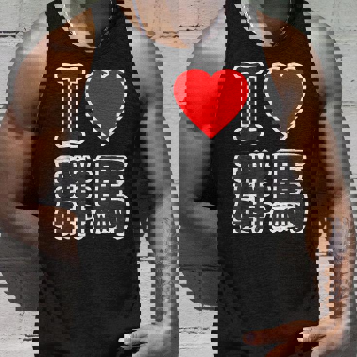 アイラブ・群馬（I Love ハート）Big 大きな文字 ハート【47都道府県】ジモtティ 旅行お土産 面白 タンクトップ 彼への贈り物