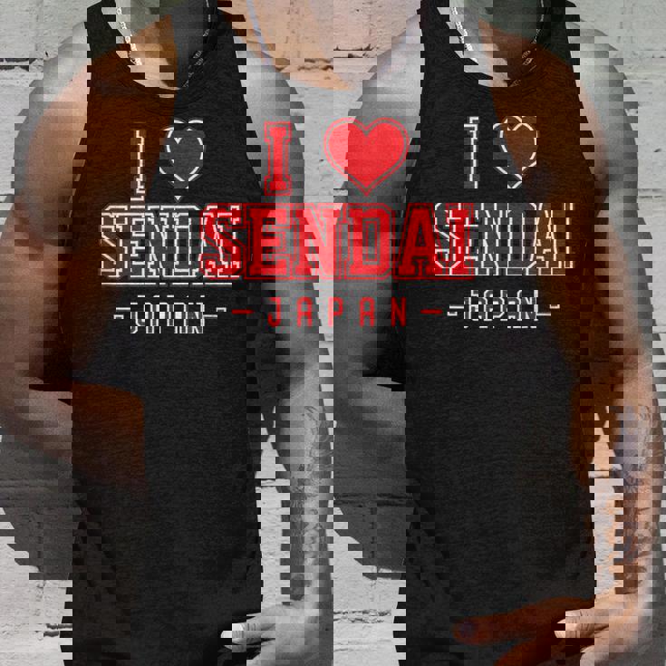 アイラブ仙台ジャパン タンクトップ 彼への贈り物