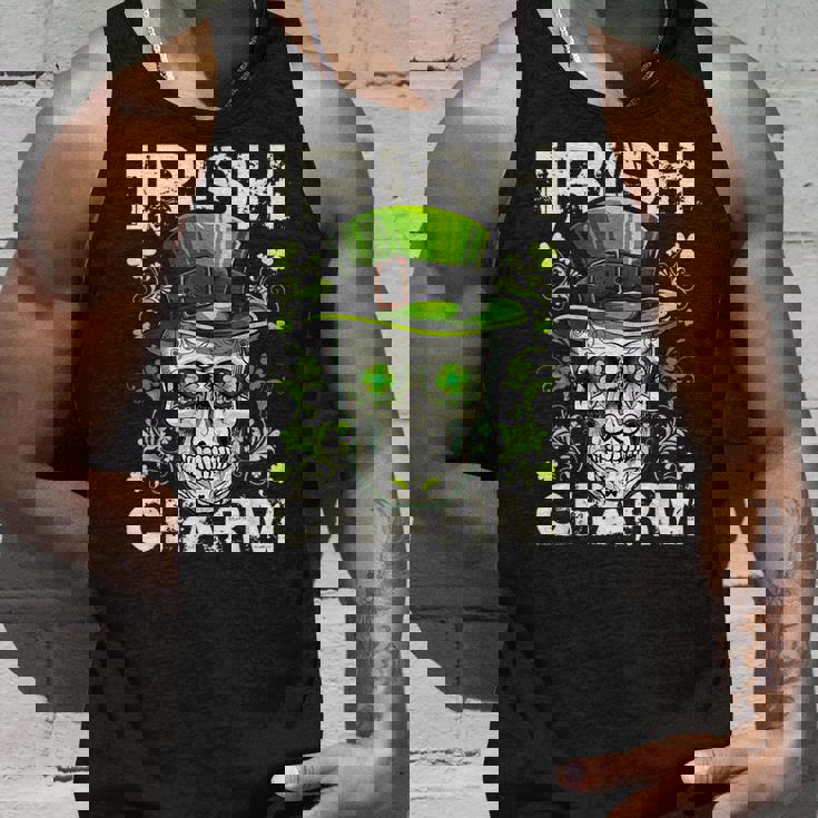 アイリッシュ・チャーム・シュガー・スカル・セント・パトリックス・デイ・アウトフィット タンクトップ 彼への贈り物