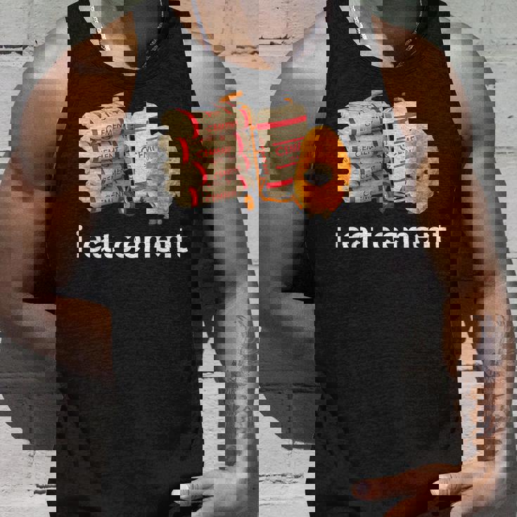 アイ・イート・セメント・ファニー・カーズ・クライング・キャット・ミーム タンクトップ 彼への贈り物