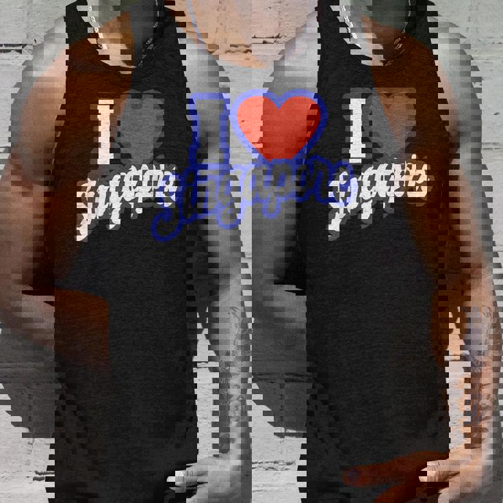 アイ・ラブ・シンガポール タンクトップ 彼への贈り物