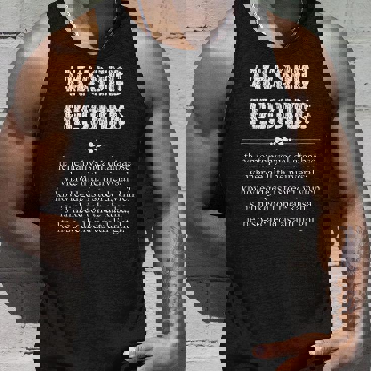 アカシックレコード Akashic Records Dictionary Word Definition Occult タンクトップ 彼への贈り物