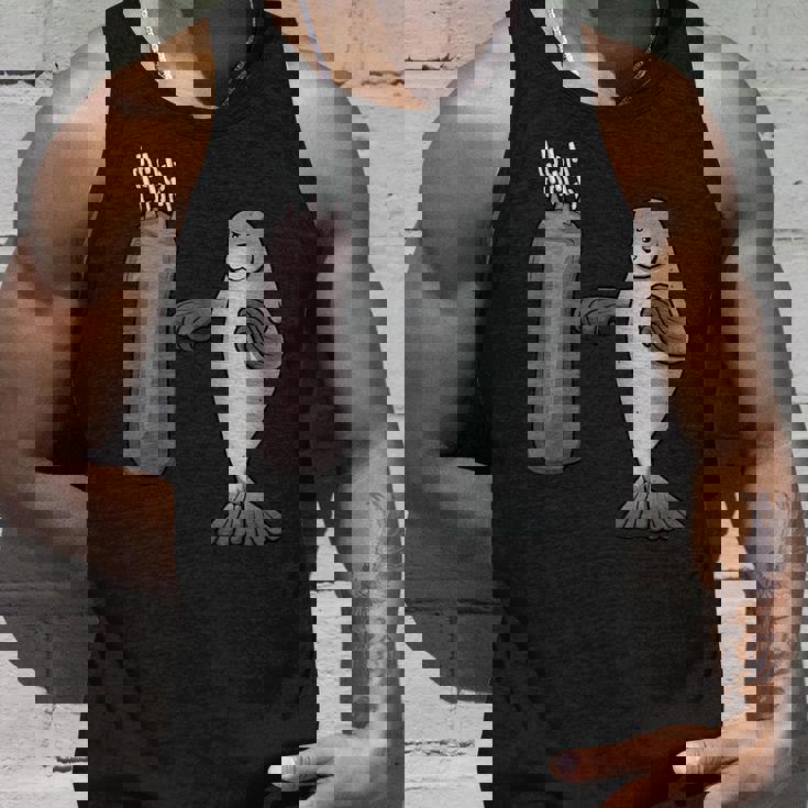 アザラシ ボクシング ホビーボックス スポーツ 海獣 タンクトップ 彼への贈り物