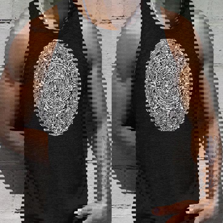 アステカまたはマヤ暦 タンクトップ 彼への贈り物