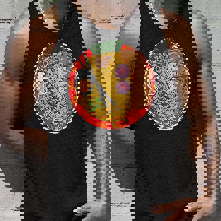 アニメ 和風ラーメン 麺類 食いしん坊ギフト タンクトップ 彼への贈り物