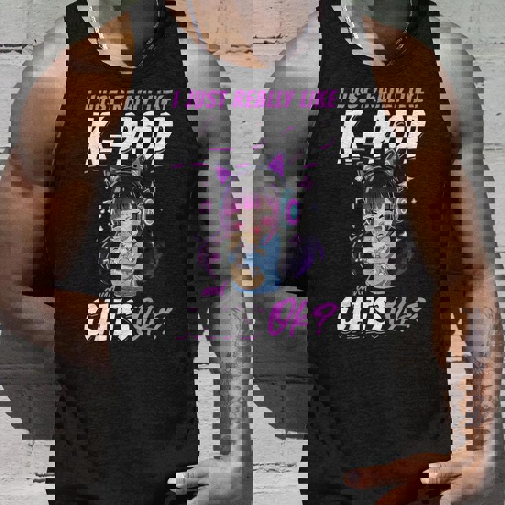 アニメ・猫 K-Pop タンクトップ 彼への贈り物