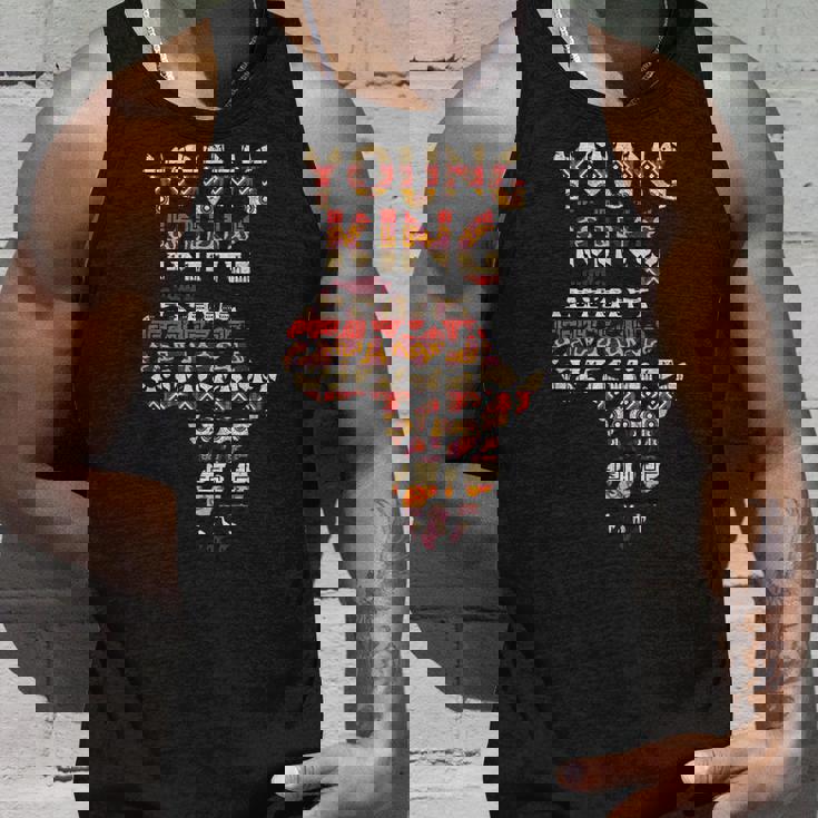 アフリカの王 アート ケンテ 布 アフリカ ガーナ キッズ 面白い アフリカ タンクトップ 彼への贈り物