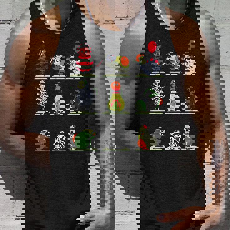 アボカド ヨガ ハロウィン モンスター タンクトップ 彼への贈り物