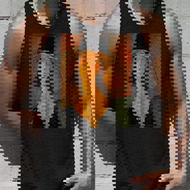 アメデオ モディリアーニのジャンヌ・ヘブターヌ 大きな帽子 タンクトップ 彼への贈り物