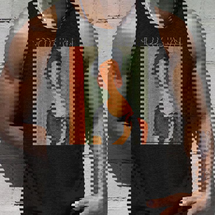 アメデオ・モディリアーニジャンヌ・エビュテルヌ芸術家の帽子で タンクトップ 彼への贈り物