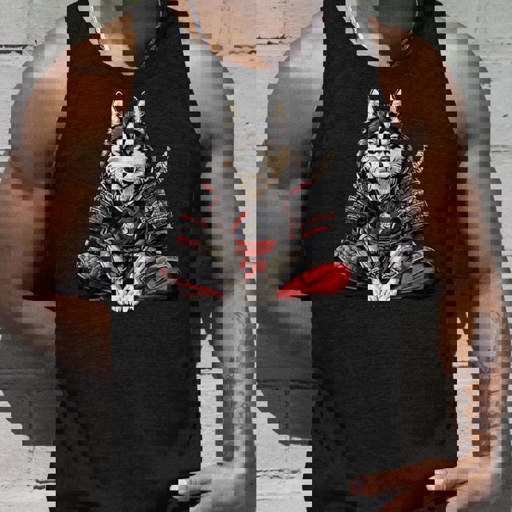 アラスカンマラミュート犬 和風 サムライ犬 タンクトップ 彼への贈り物