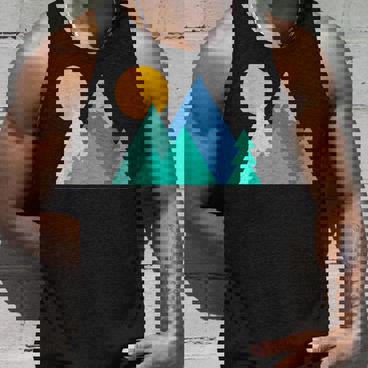 アルピニズム アルパイン・フォーゲット・ミー・ノット スキー マウンテンフラワー タンクトップ 彼への贈り物