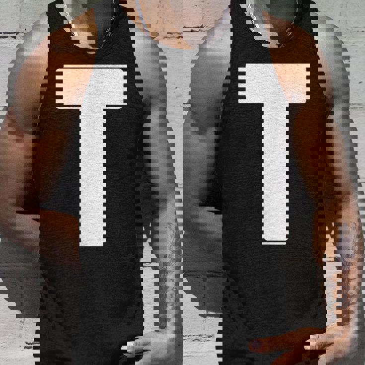 アルファベット大文字 モノグラム イニシャル タンクトップ 彼への贈り物