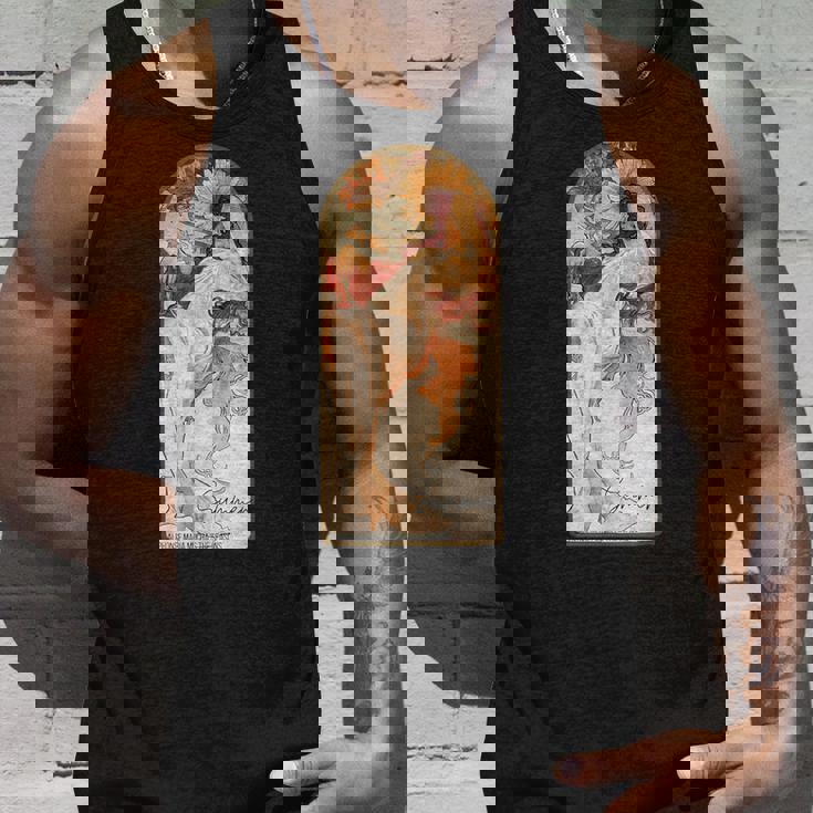 アルフォンス・マリア・ミュシャの季節 夏 タンクトップ 彼への贈り物