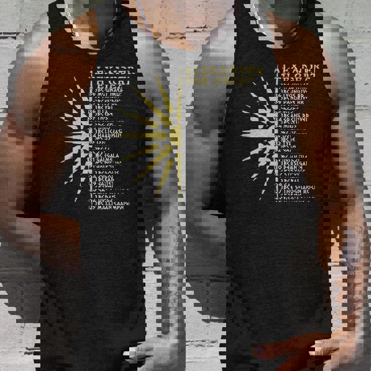 アレクサンダー大王の戦い 古代マケドニア タンクトップ 彼への贈り物