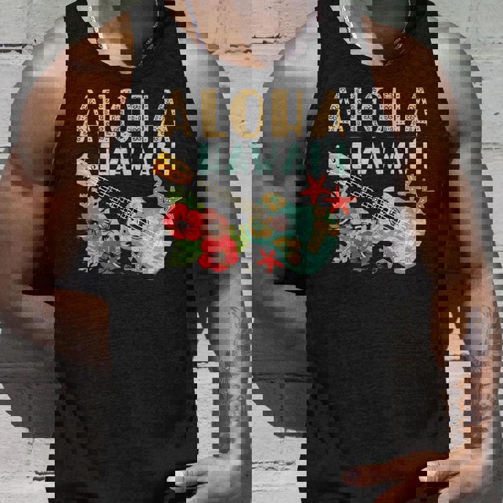 アロハ ハワイアン ウクレレ タンクトップ 彼への贈り物