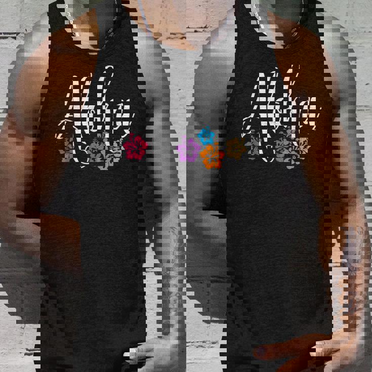 アロハ ハワイアン ハイビスカス フラワー サーファー マウイ カウアイ ハワイ タンクトップ 彼への贈り物