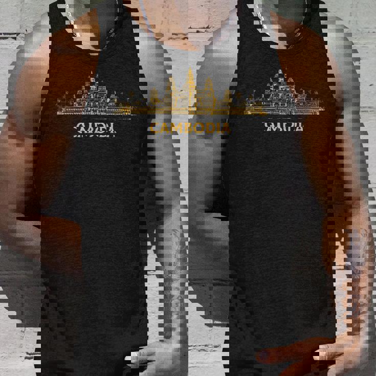 アンコールワットカンボジア、クメールカンボジア タンクトップ 彼への贈り物