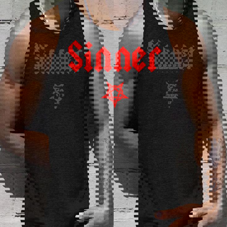 アンチ・キリストの罪人 五芒星 タンクトップ 彼への贈り物