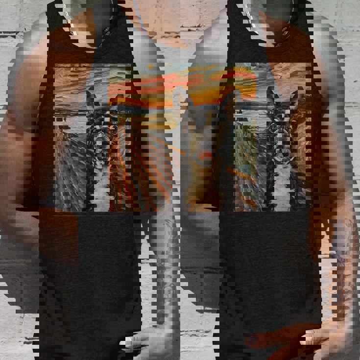 アート、面白いボストン テリア タンクトップ 彼への贈り物