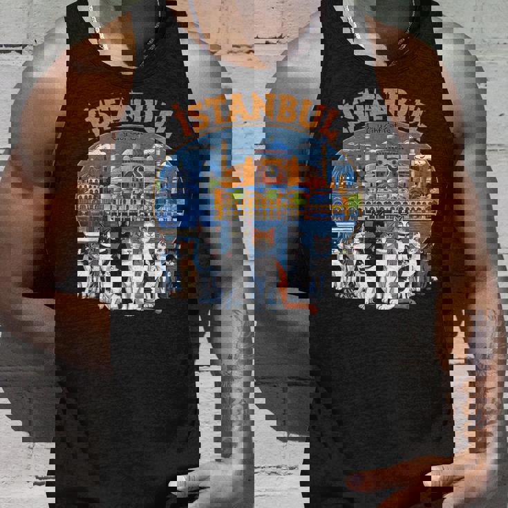 イスタンブール 猫の街 トルコ土産 トルコ猫好きギフト タンクトップ 彼への贈り物