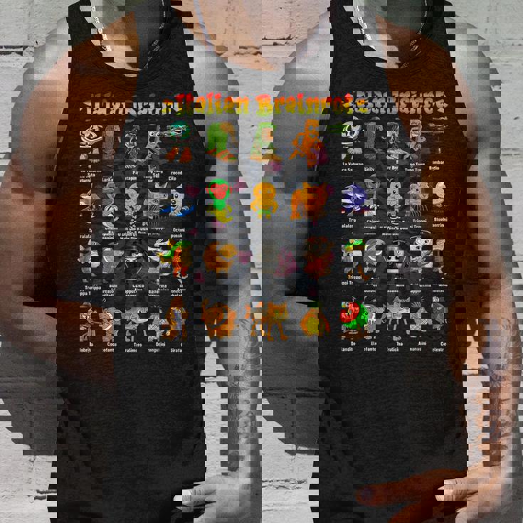 イタリアーノブレインロットディバーテンテイタリアーノブレインロットミーム タンクトップ 彼への贈り物