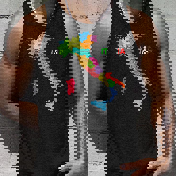 イタリア地図ブーツ 国旗 イタリア タンクトップ 彼への贈り物