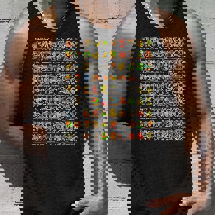 イタリア語-ブレインローz世代面白いミーム90ブレインロットキャラクター タンクトップ 彼への贈り物