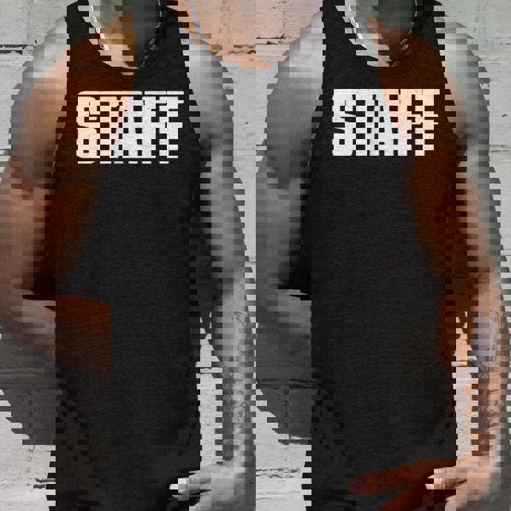 イベント、コンサート、ロード、クルーなどのスタッフ。 タンクトップ 彼への贈り物