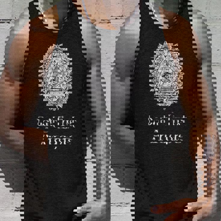 イルミナティのシンボル、信頼、すべてを見る目、プロビデンス タンクトップ 彼への贈り物