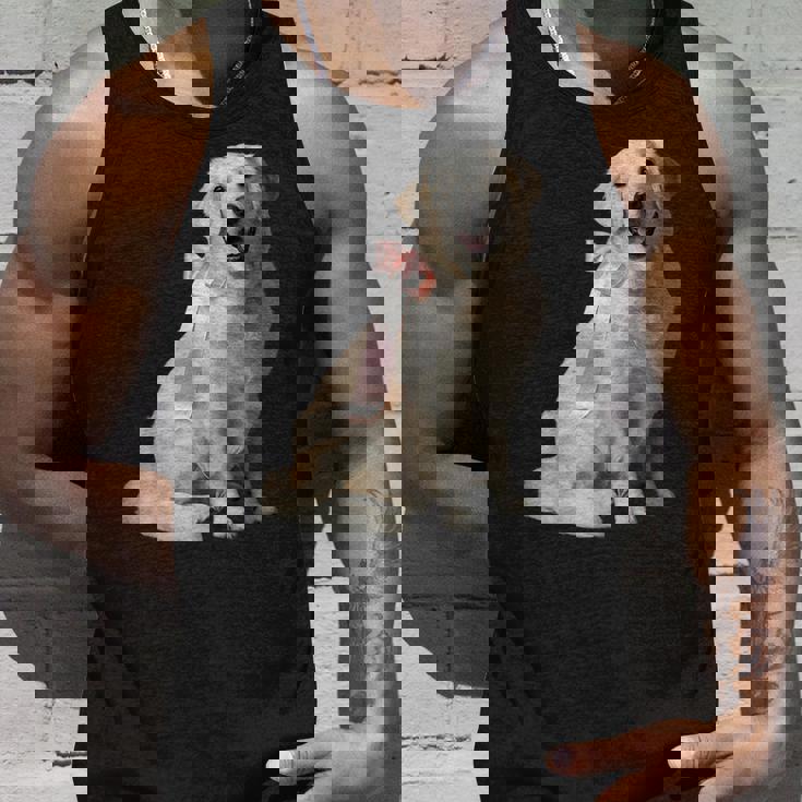 イングリッシュクリーム ゴールデンレトリバー 子犬 ピンク リボン クリーン ガール タンクトップ 彼への贈り物