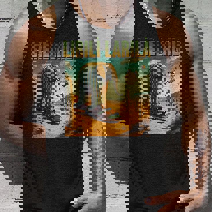 インターネット 陽気なミーム Aiキャラクター リリリ ラリラ ゾウ タンクトップ 彼への贈り物