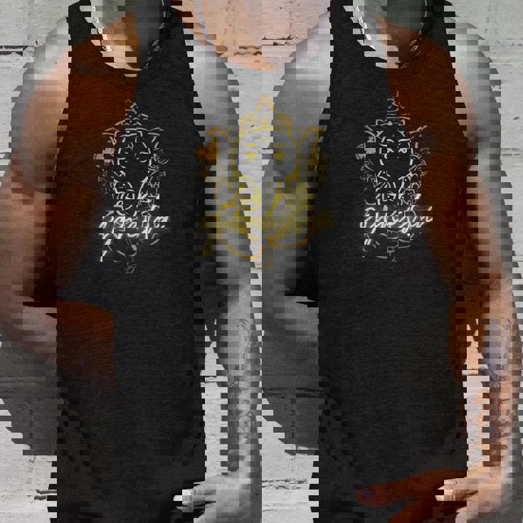 インドの神様 ガネーシャ デザイン タンクトップ 彼への贈り物