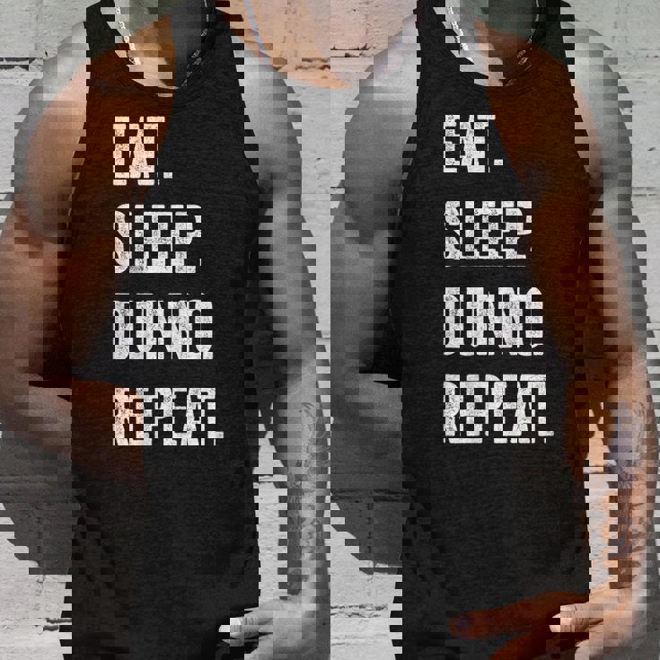 イート・スリープ・ディスクダンノ・リピート タンクトップ 彼への贈り物