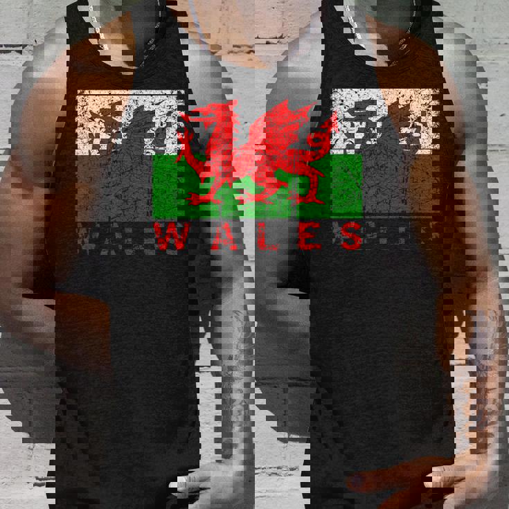 ウェールズ国旗 ウェールズ ドラゴン アンティーク調 メンズ レディース キッズ タンクトップ 彼への贈り物