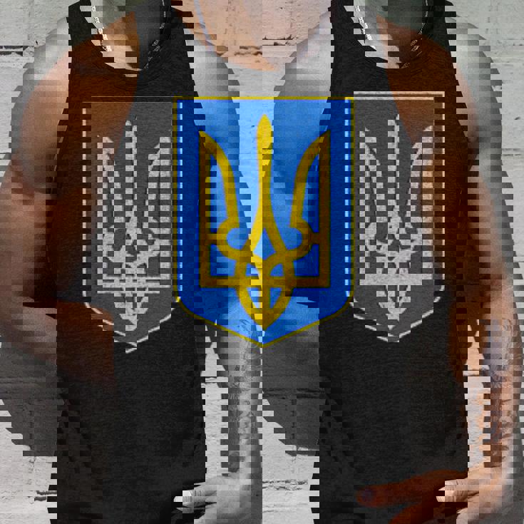 ウクライナの国章、ウクライナトリズブ、ウクライナトライデント タンクトップ 彼への贈り物