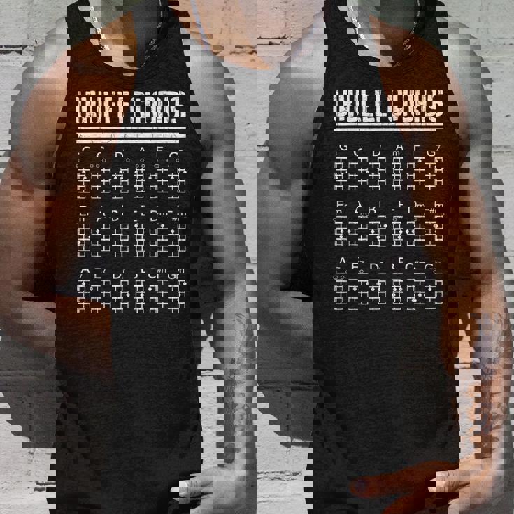 ウクレレコード 面白いプレーヤー 音楽好き ミュージシャン グラフィック タンクトップ 彼への贈り物